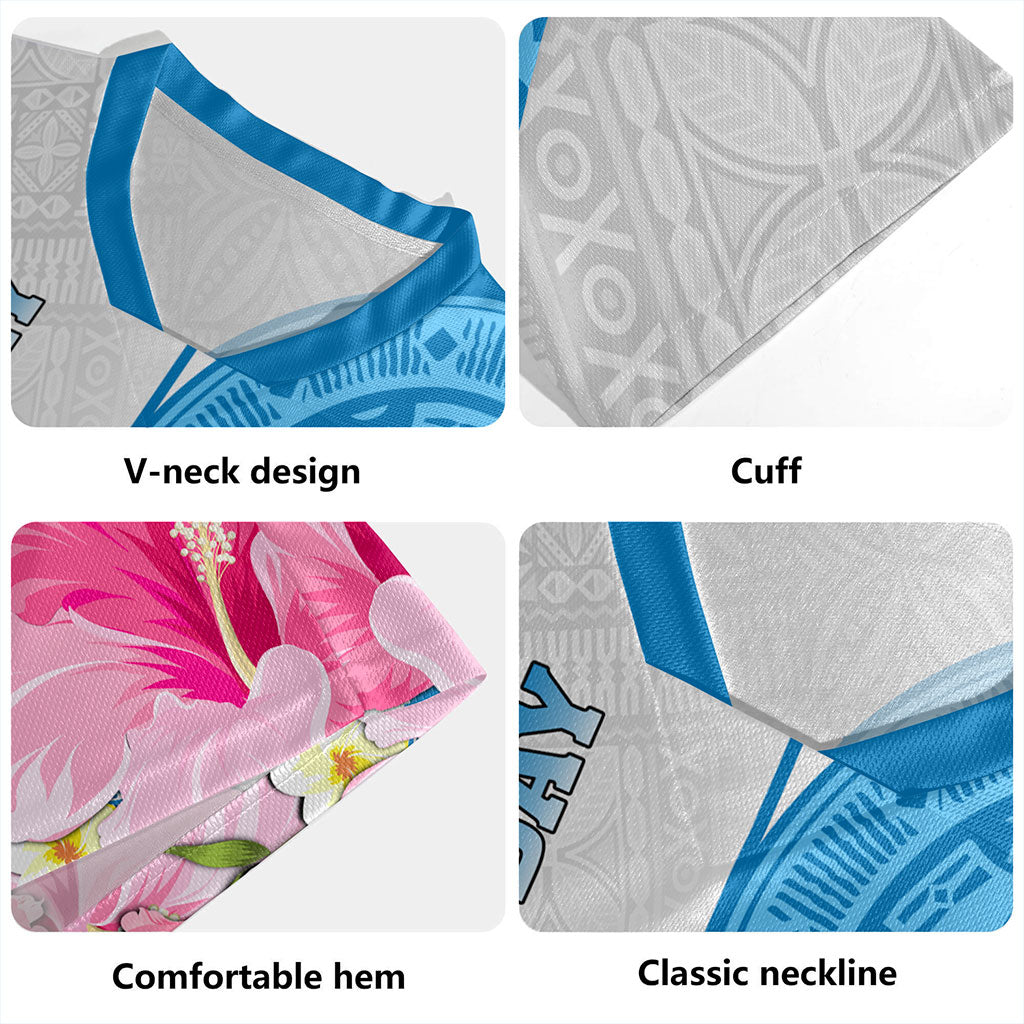 Fiji Rugby Jersey Fiji Day Tanoa Hibiscus Fijian Tapa Masi Pattern