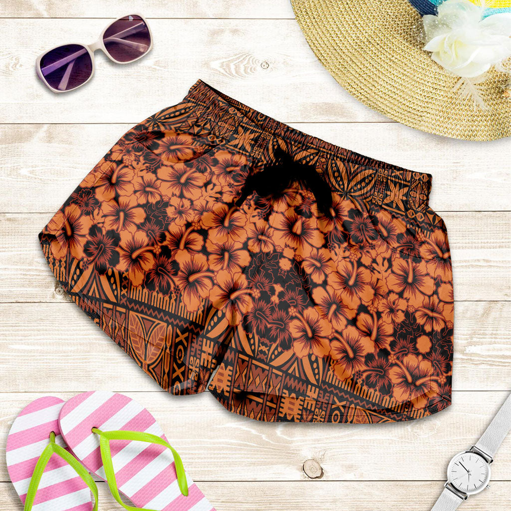 Fiji Women Shorts Hibiscus Festival