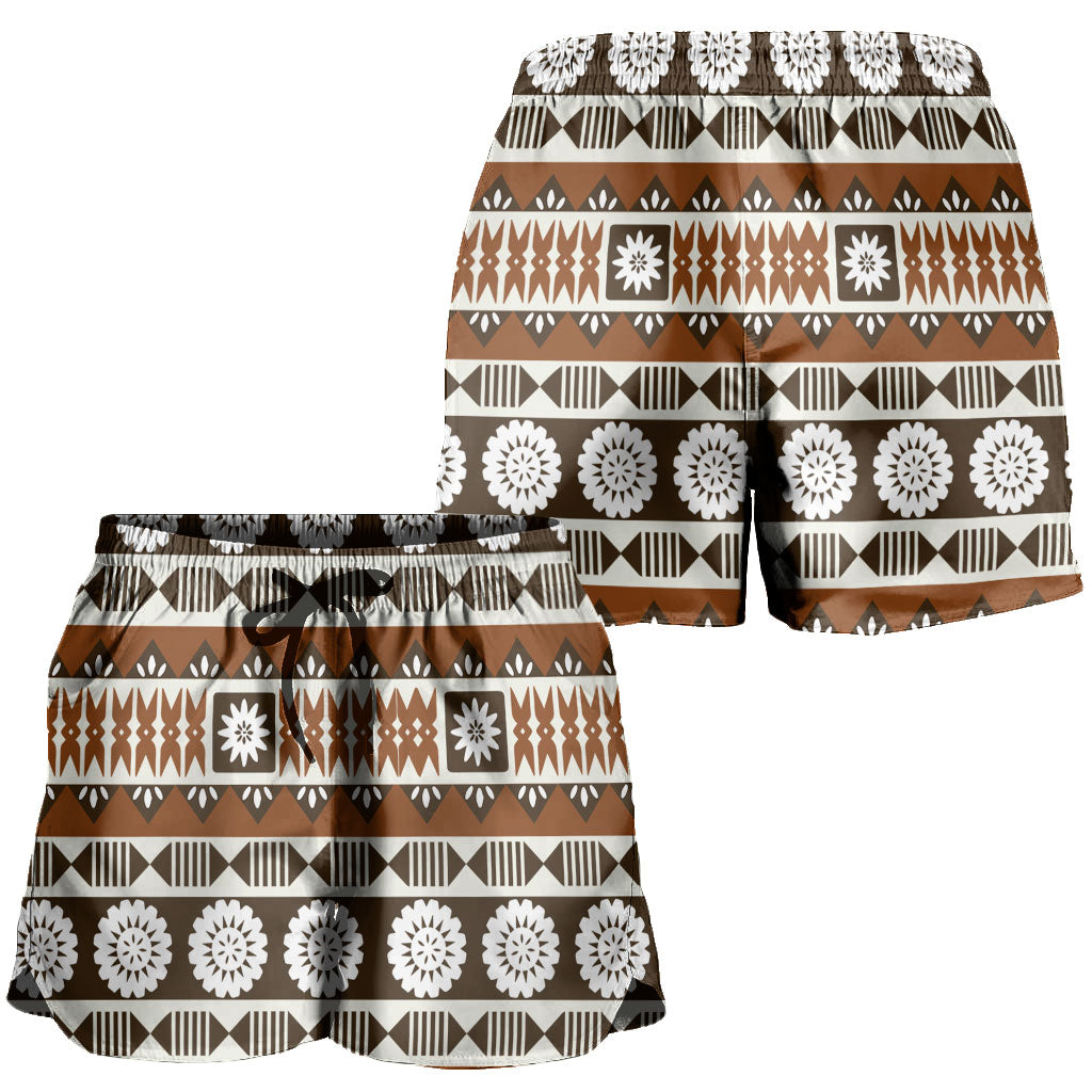 Fiji Women Shorts Masi Tapa Clothes