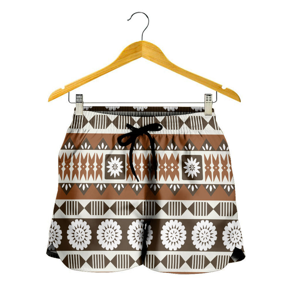 Fiji Women Shorts Masi Tapa Clothes