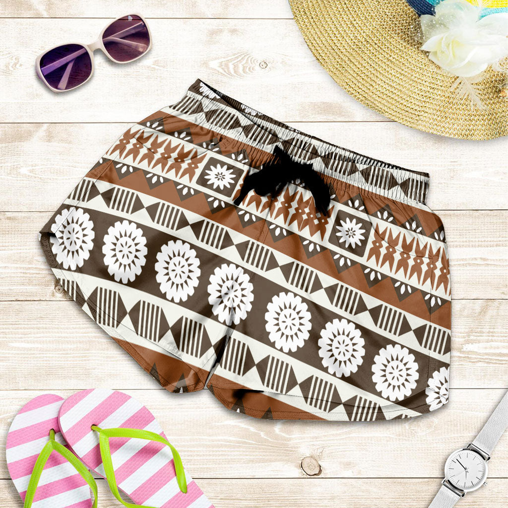Fiji Women Shorts Masi Tapa Clothes