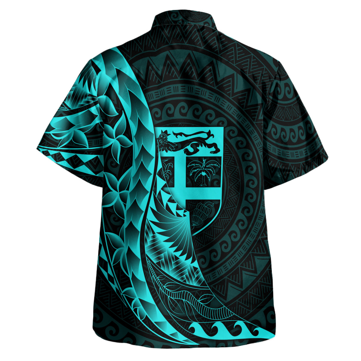 Fiji Custom Personalised Hawaiian Shirt Polynesian Pattern Style