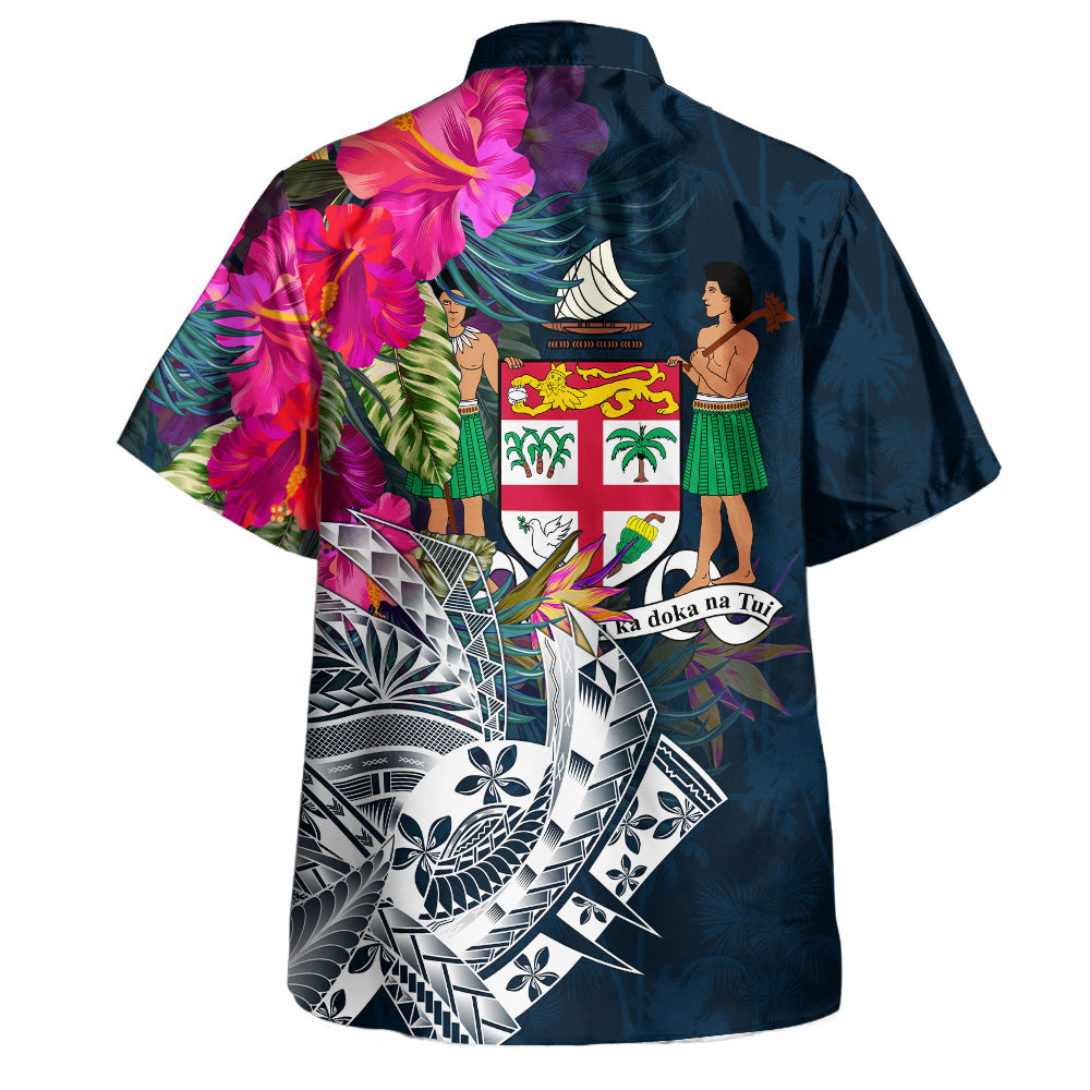 Fiji Hawaiian Shirt Masi Bula Tagimoucia Flower