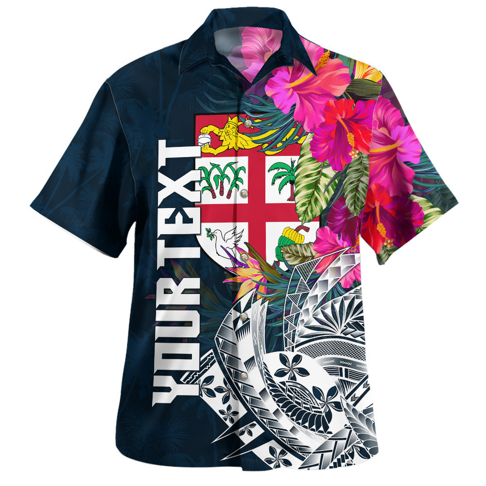 Fiji Hawaiian Shirt Custom Personalised Polynesian Summer Vibes