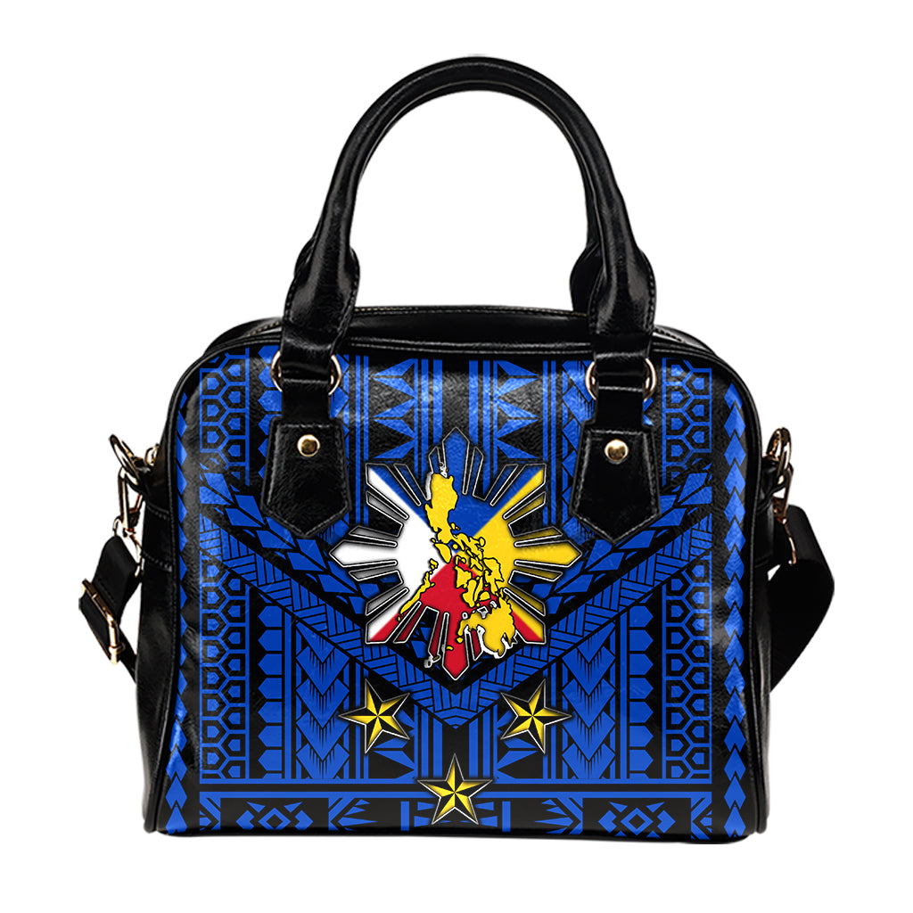 Philippines Filipinos Sun And Stars Tribal Tattoo Patterns Style Shoulder Handbag
