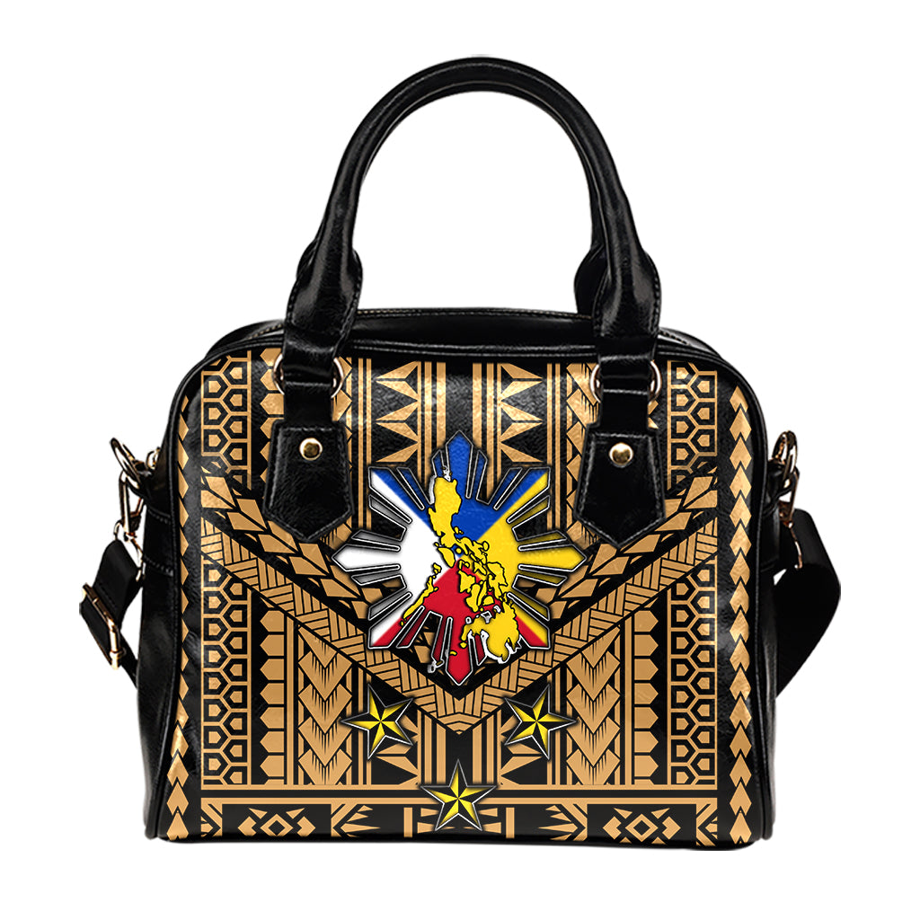 Philippines Filipinos Sun And Stars Tribal Tattoo Patterns Style Shoulder Handbag