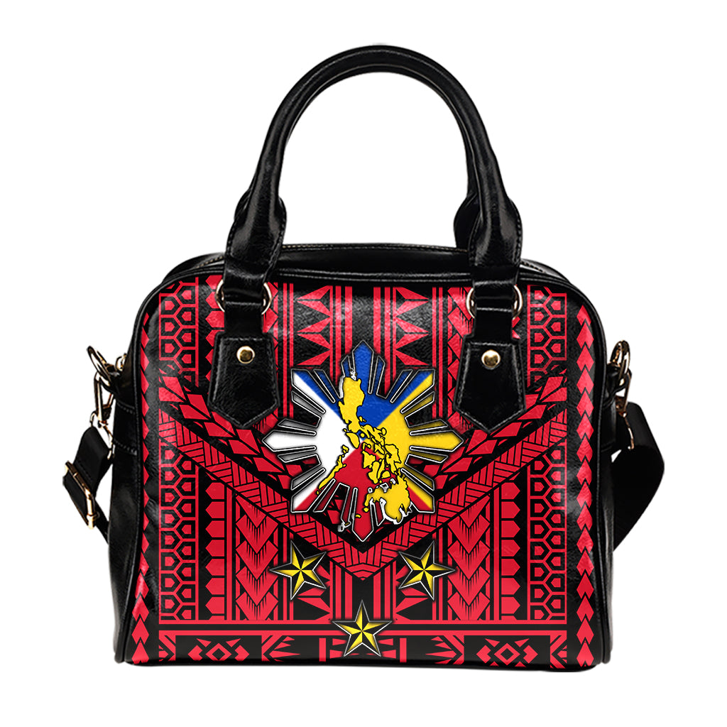 Philippines Filipinos Sun And Stars Tribal Tattoo Patterns Style Shoulder Handbag