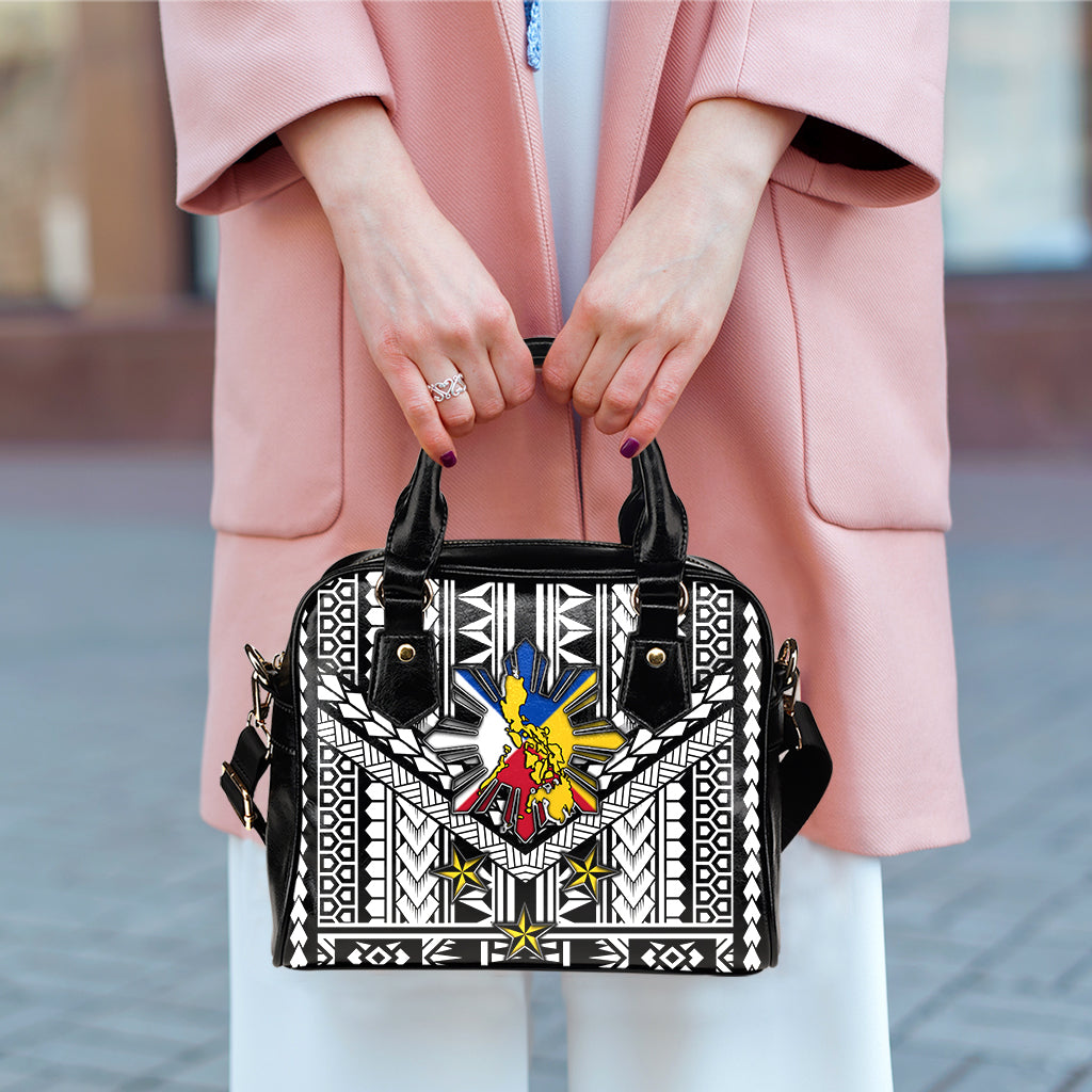 Philippines Filipinos Sun And Stars Tribal Tattoo Patterns Style Shoulder Handbag