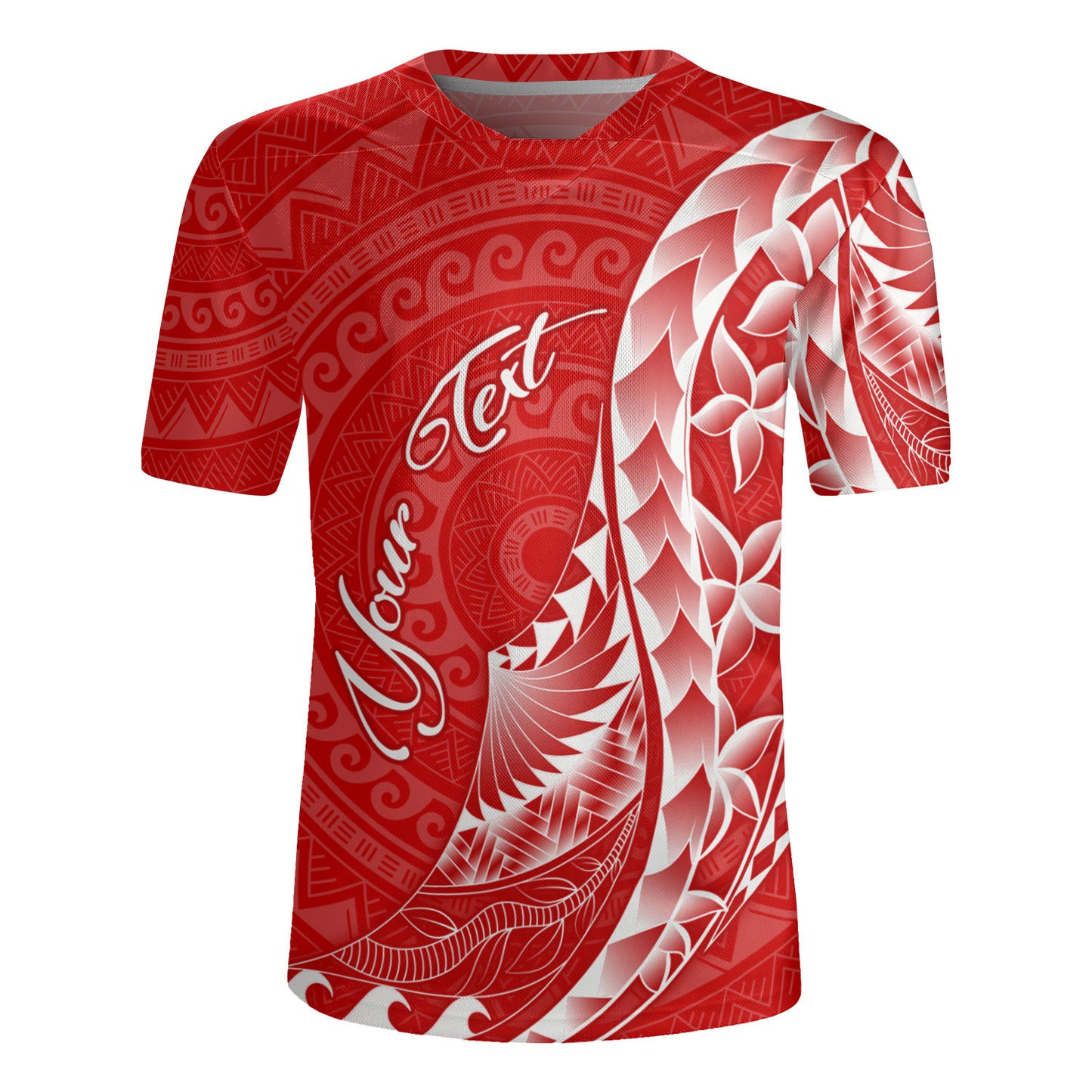 French Polynesia Custom Personalised Rugby Jersey Coat Of Arms Tribal Patterns Style