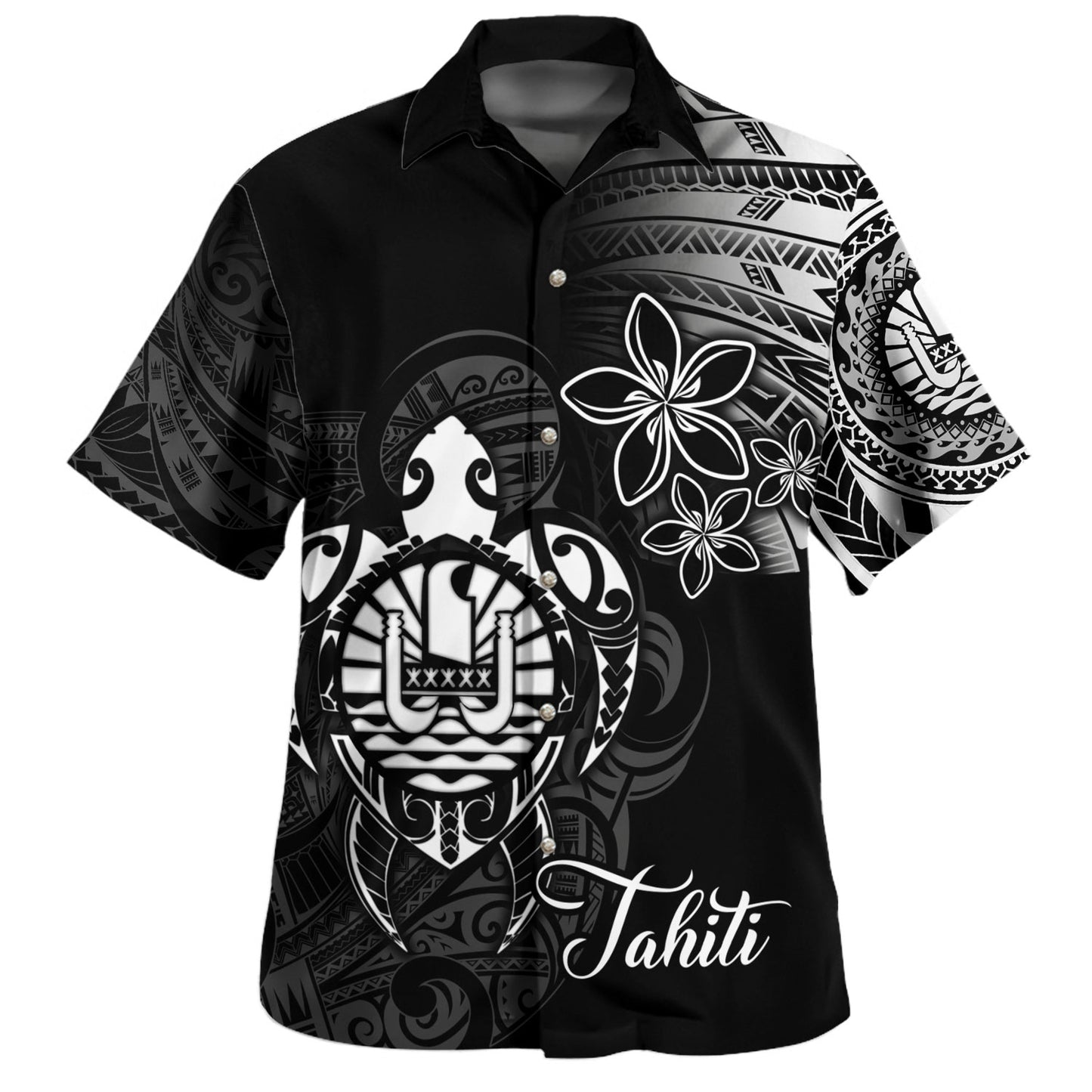 Tahiti Hawaiian Shirt Pattern Tribal