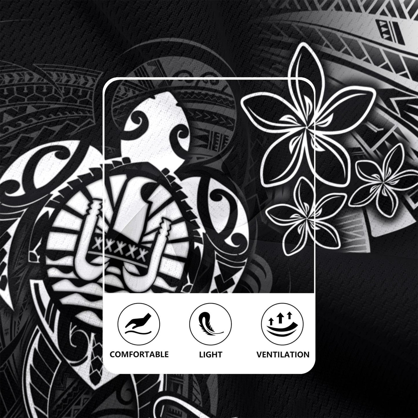 French Polynesia Custom Personalised Rugby Jersey Seal Turtle Plumeria Tribal Patterns