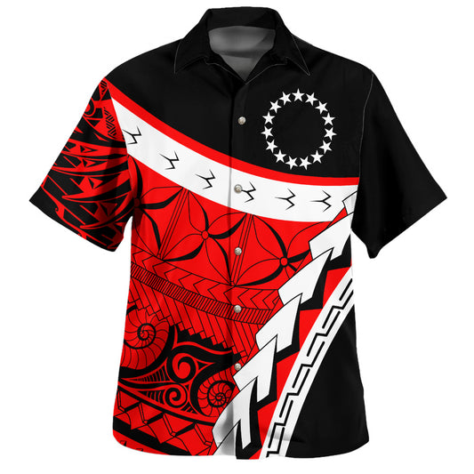 Cook Islands Custom Personalised Hawaiian Shirt - Proud Of Cook Islands