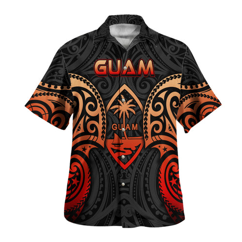 Guam Hawaiian Shirt Custom Personalised Spirit Red Version