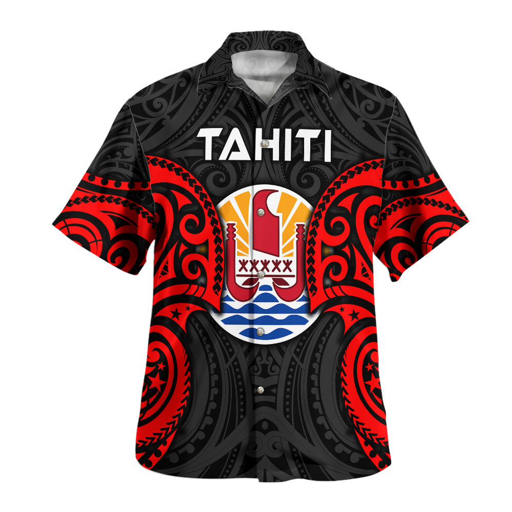 Tahiti Hawaiian Shirt Custom Personalised Tahitian Spirit