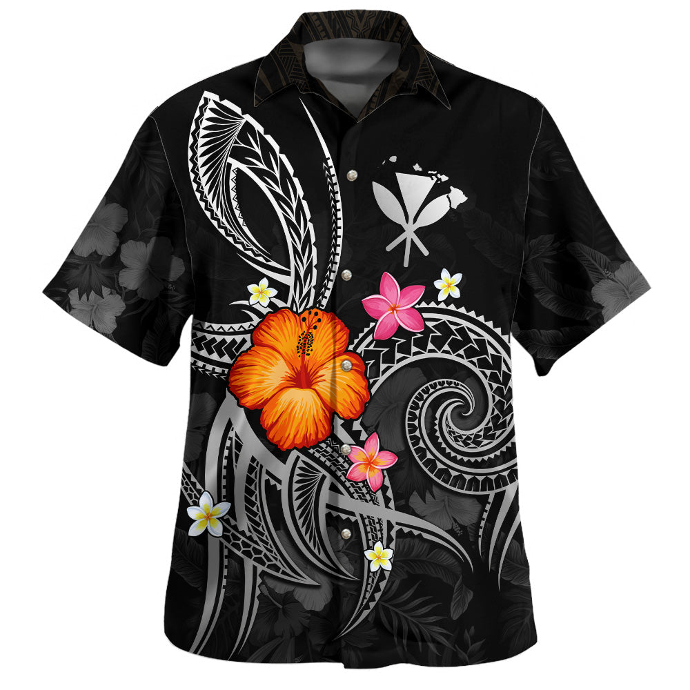 Hawaii Map Hawaiian Shirt Legend of Kanaka Maoli