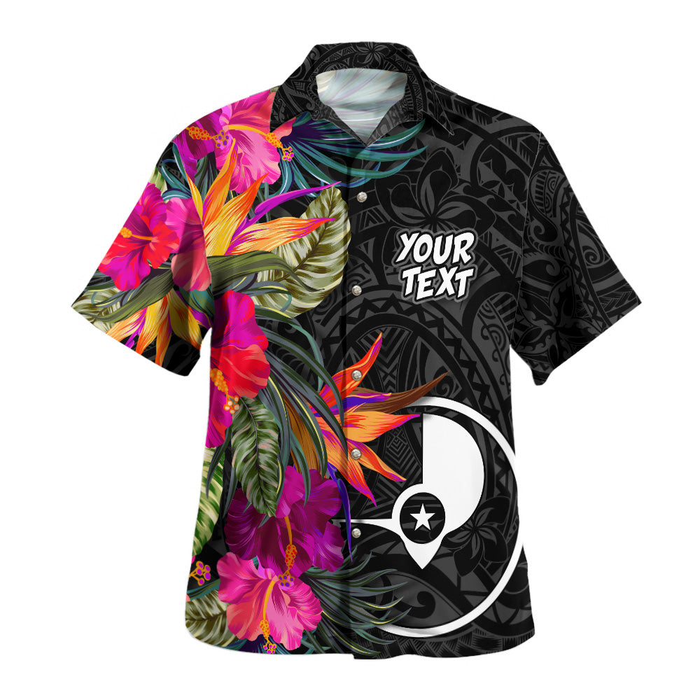 Yap State Hawaiian Shirt Polynesian Hibiscus Pattern