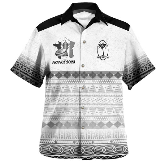 Fiji Hawaiian Shirt Fijian Rugby Style