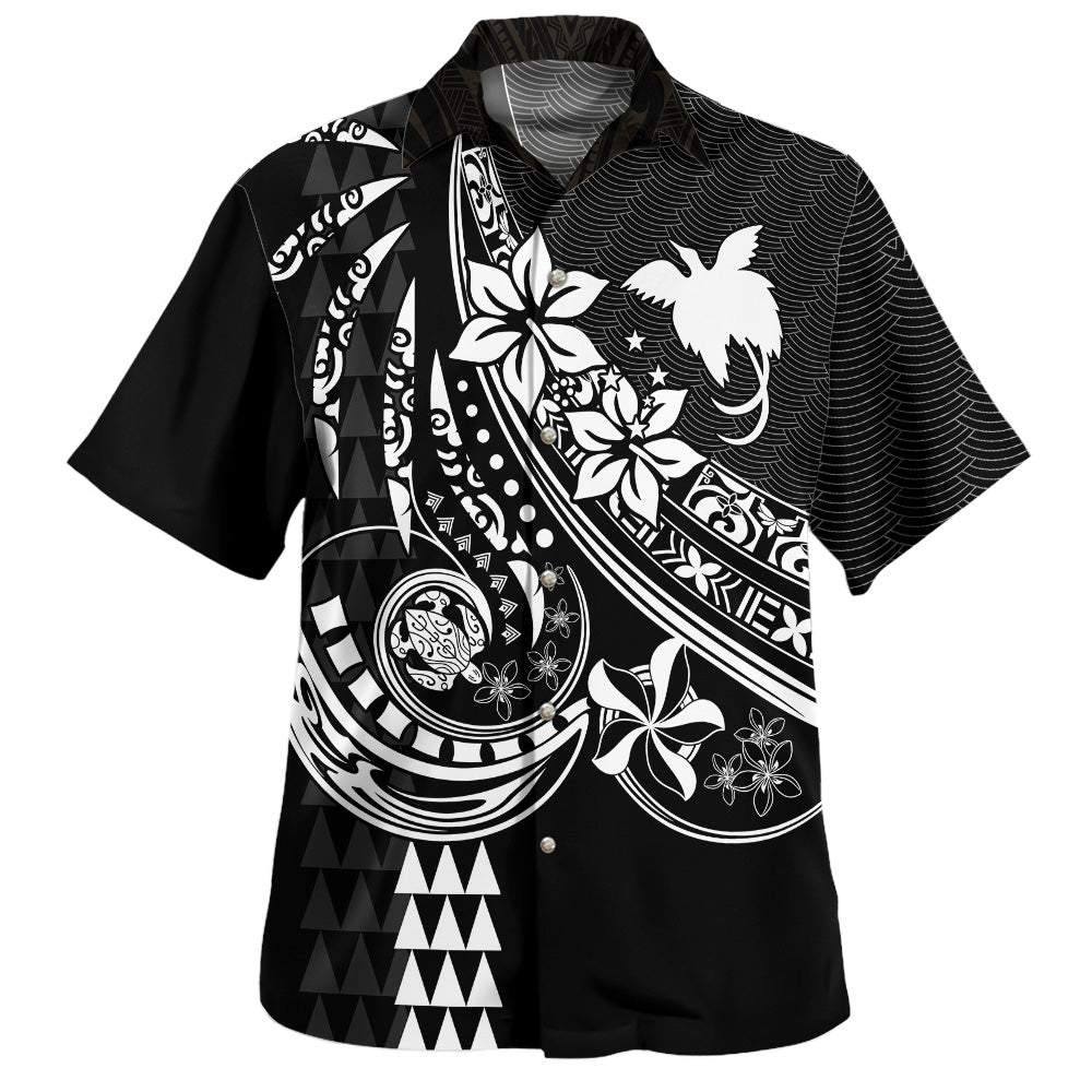 Papua New Guinea Hawaiian Shirt The Flow of Ocean