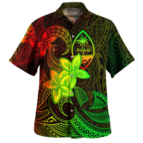 Federated States Of Micronesia Hawaiian Shirt Sea Turtle With Blooming Hibiscus Flowers Tribal Maroon