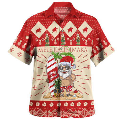 Hawaii Christmas Hawaiian Shirt Aloha Mele Kalikimaka
