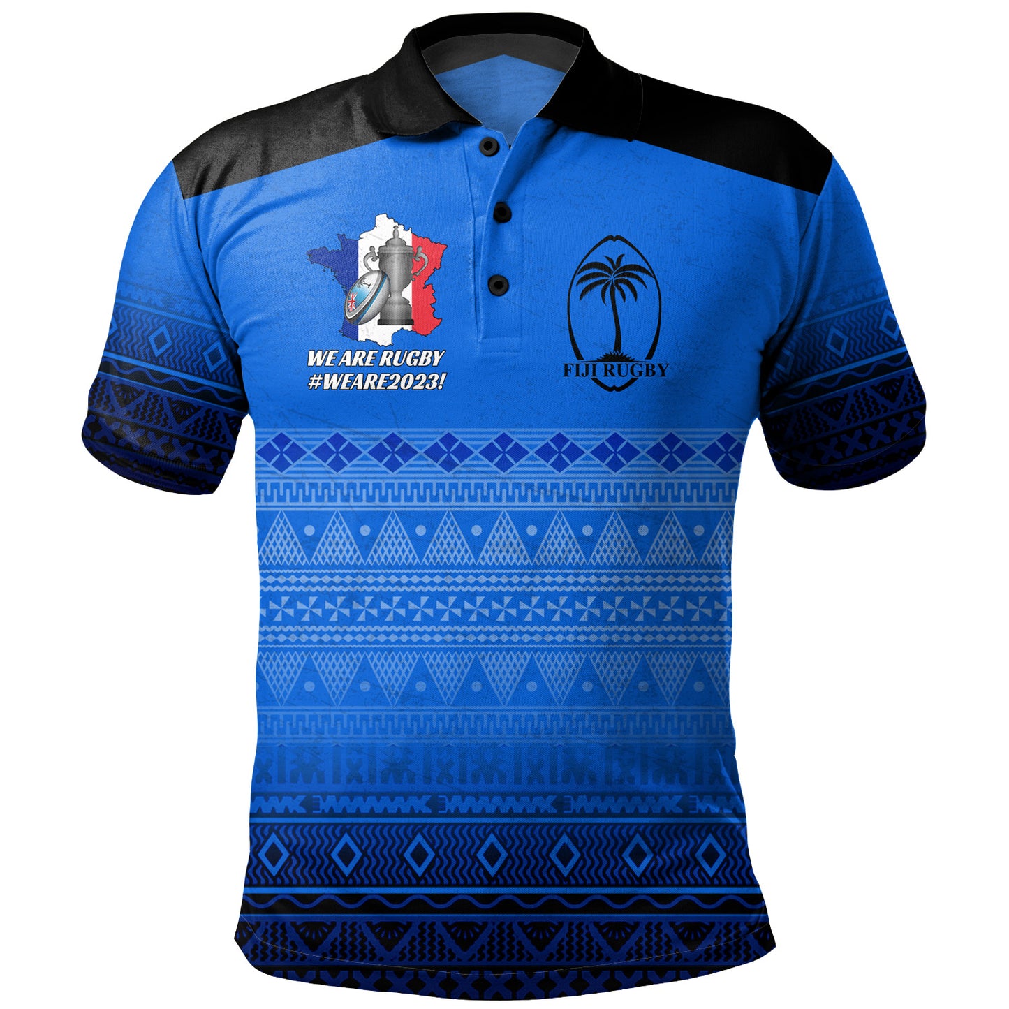 Fiji Polo Shirt Fijian Rugby Style