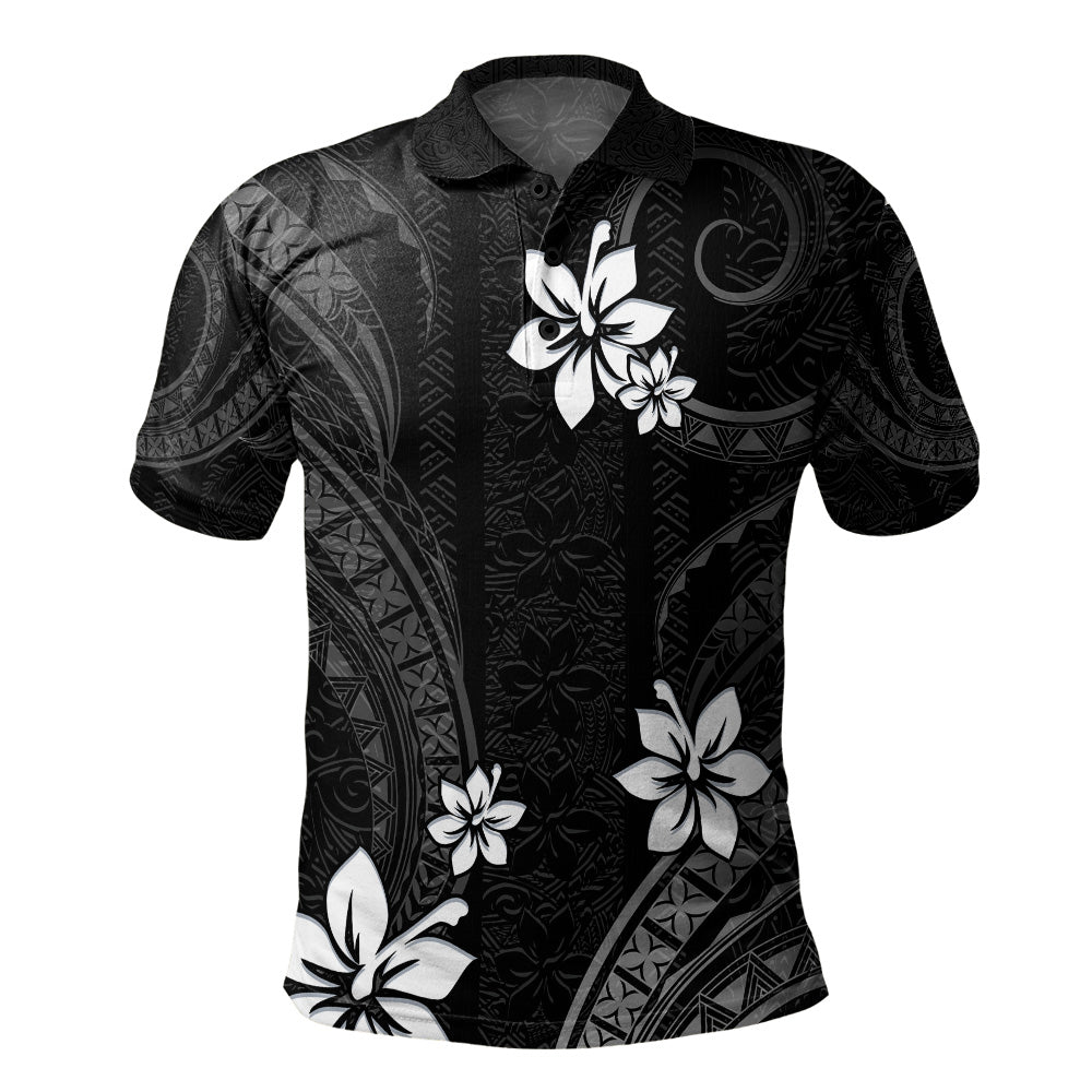 Hawaii Polo Shirt Polynesian Pattern Plumeria