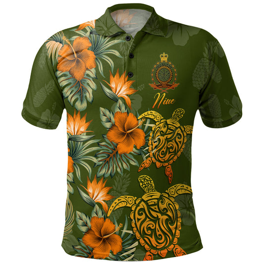 Niue Polo Shirt Custom Personalised Polynesian Tropical Summer
