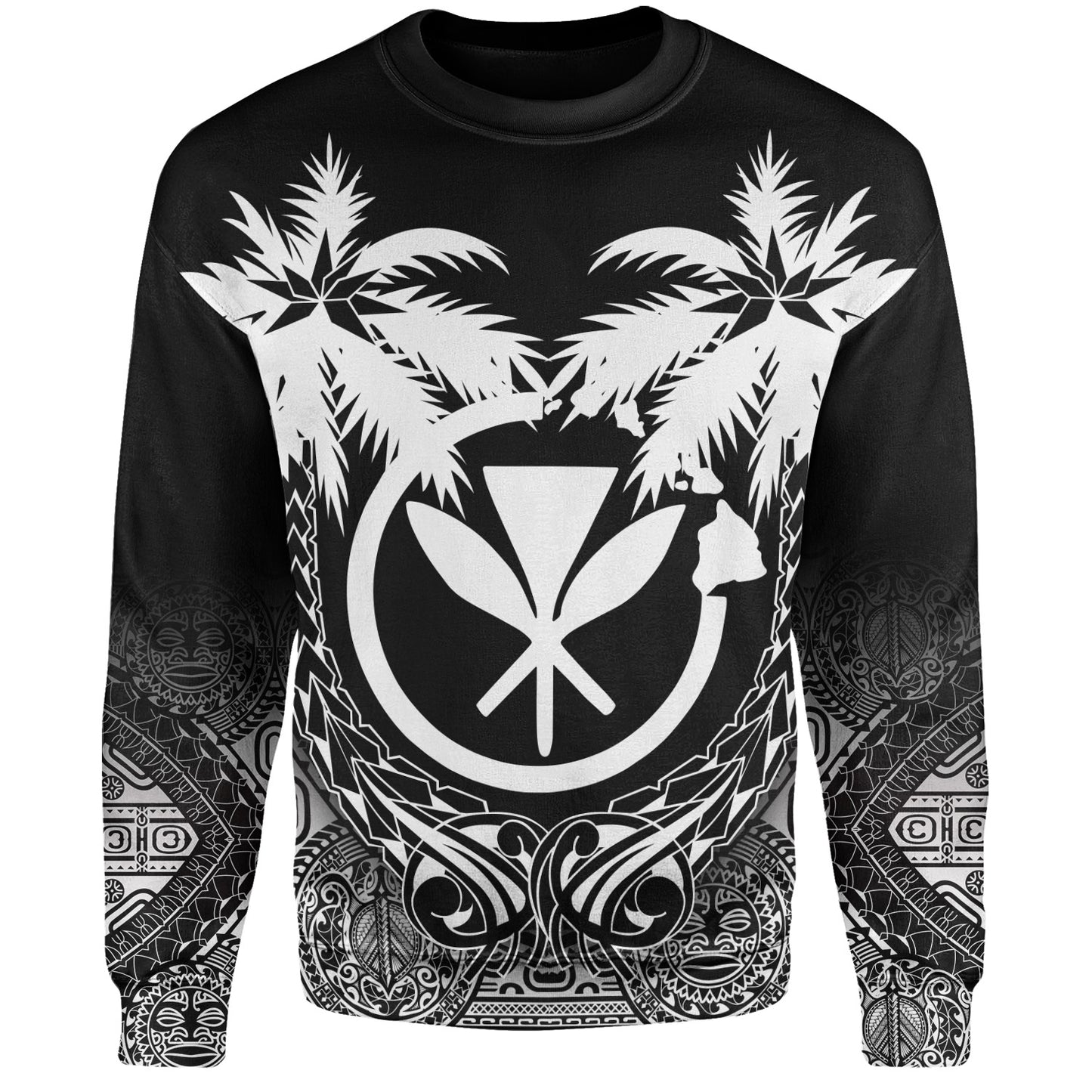 Hawaii Sweatshirt Polynesian Coconut