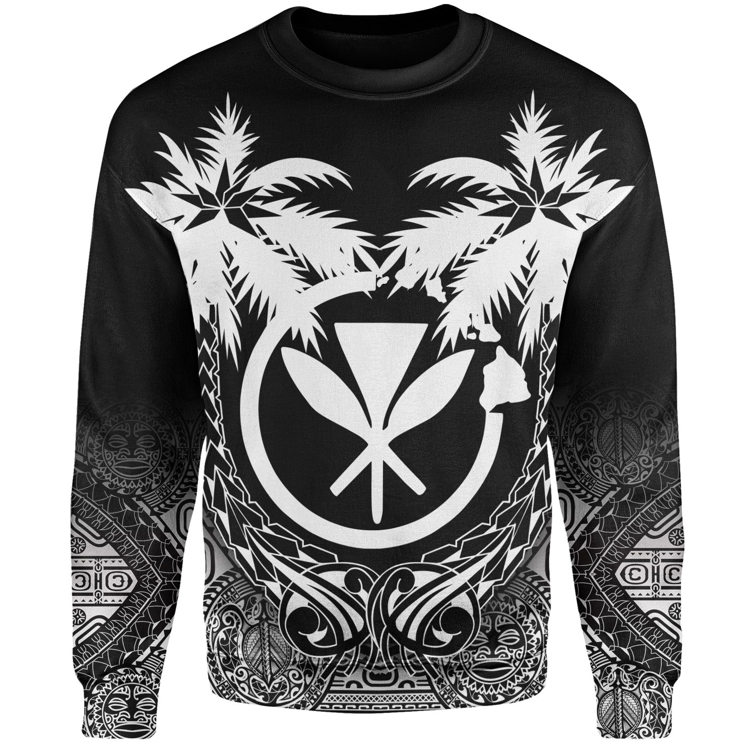 Hawaii Sweatshirt Polynesian Coconut