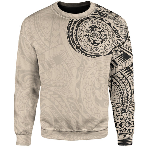 Polynesian Sweatshirt Polynesian Tattoo Style Version 2.0 Nude