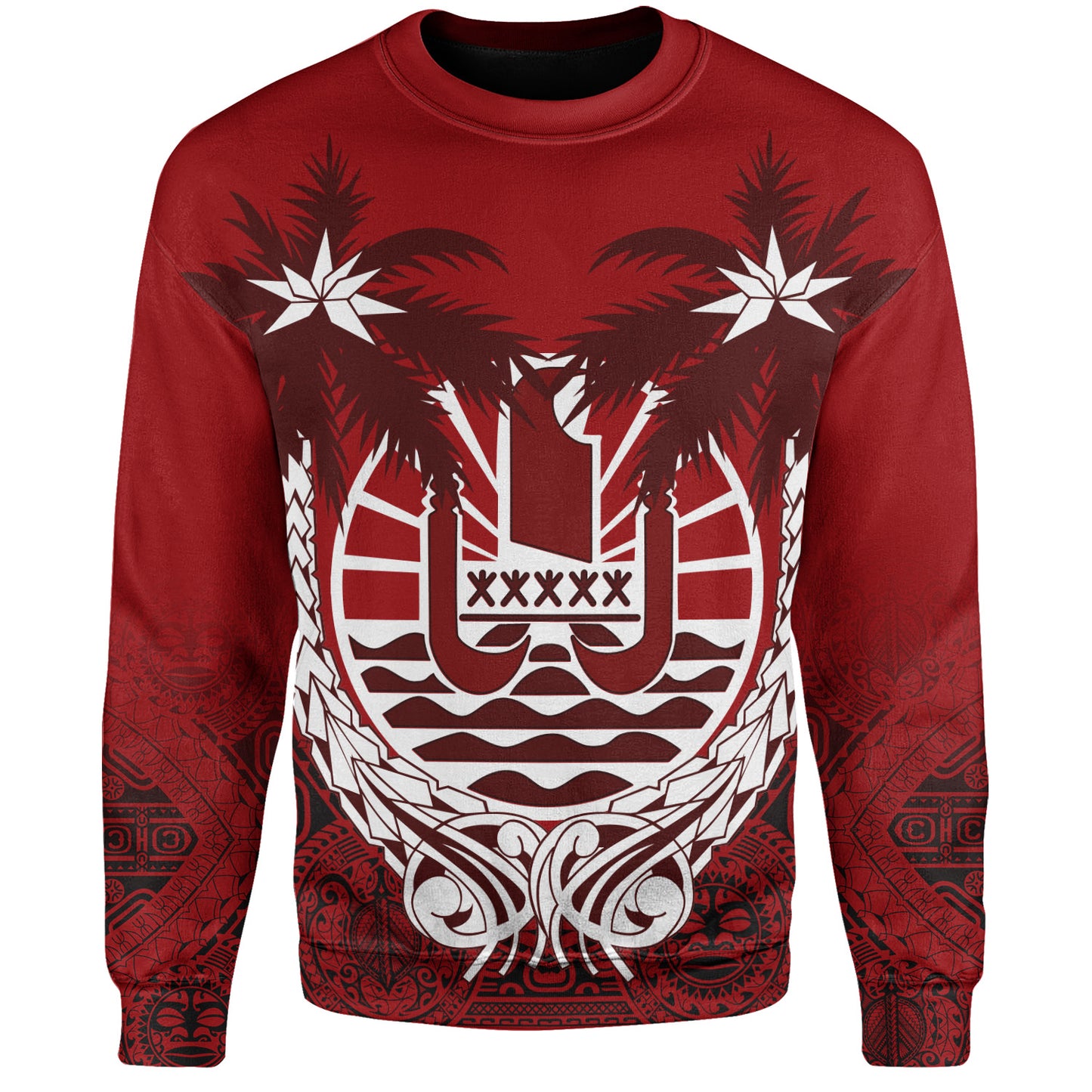 Tahiti Sweatshirt Polynesian Coconut