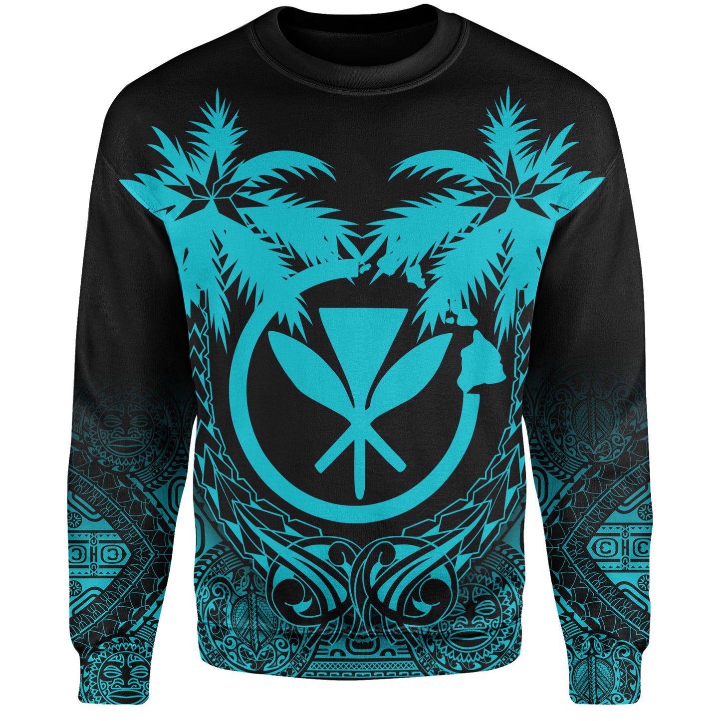 Hawaii Sweatshirt Polynesian Coconut