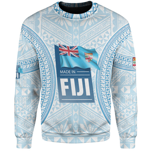 Fiji Sweatshirt Fijian Tapa Style