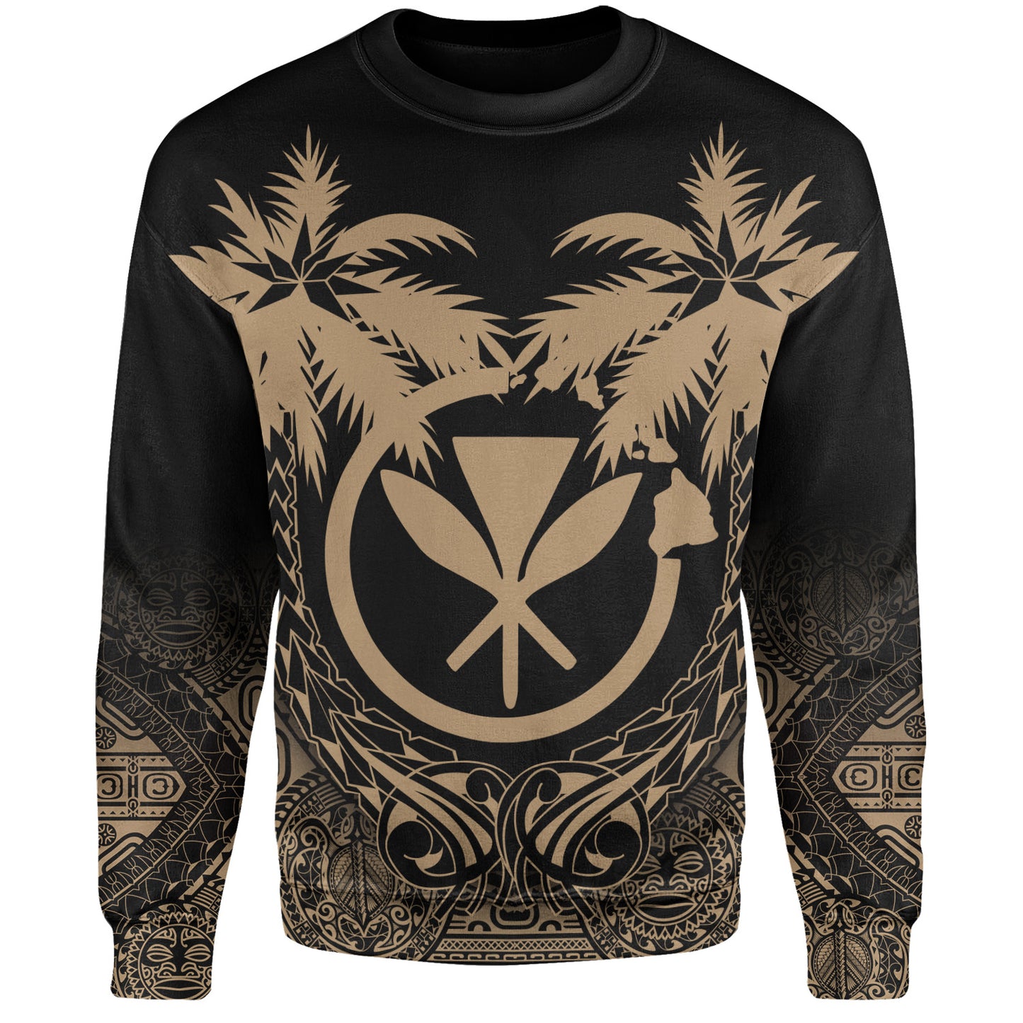 Hawaii Sweatshirt Polynesian Coconut