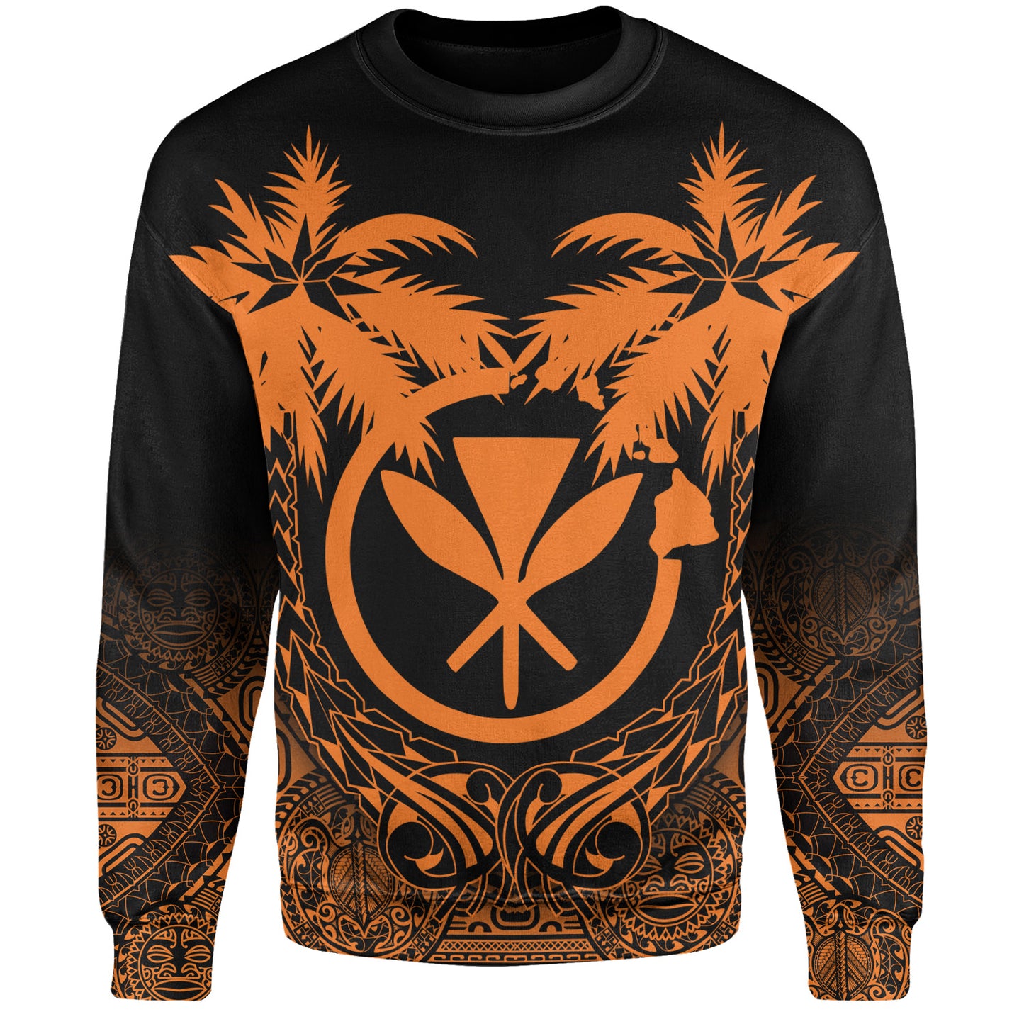 Hawaii Sweatshirt Polynesian Coconut