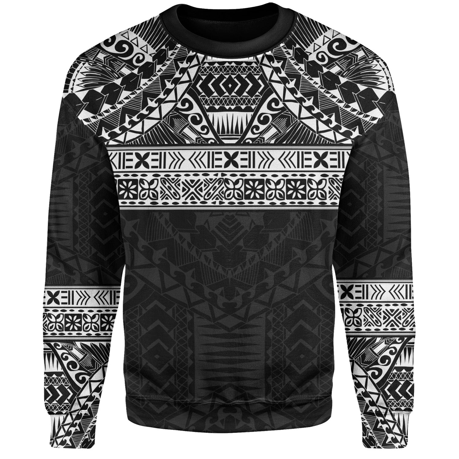 Polynesian Sweatshirt Traditional Tribal Tattoos