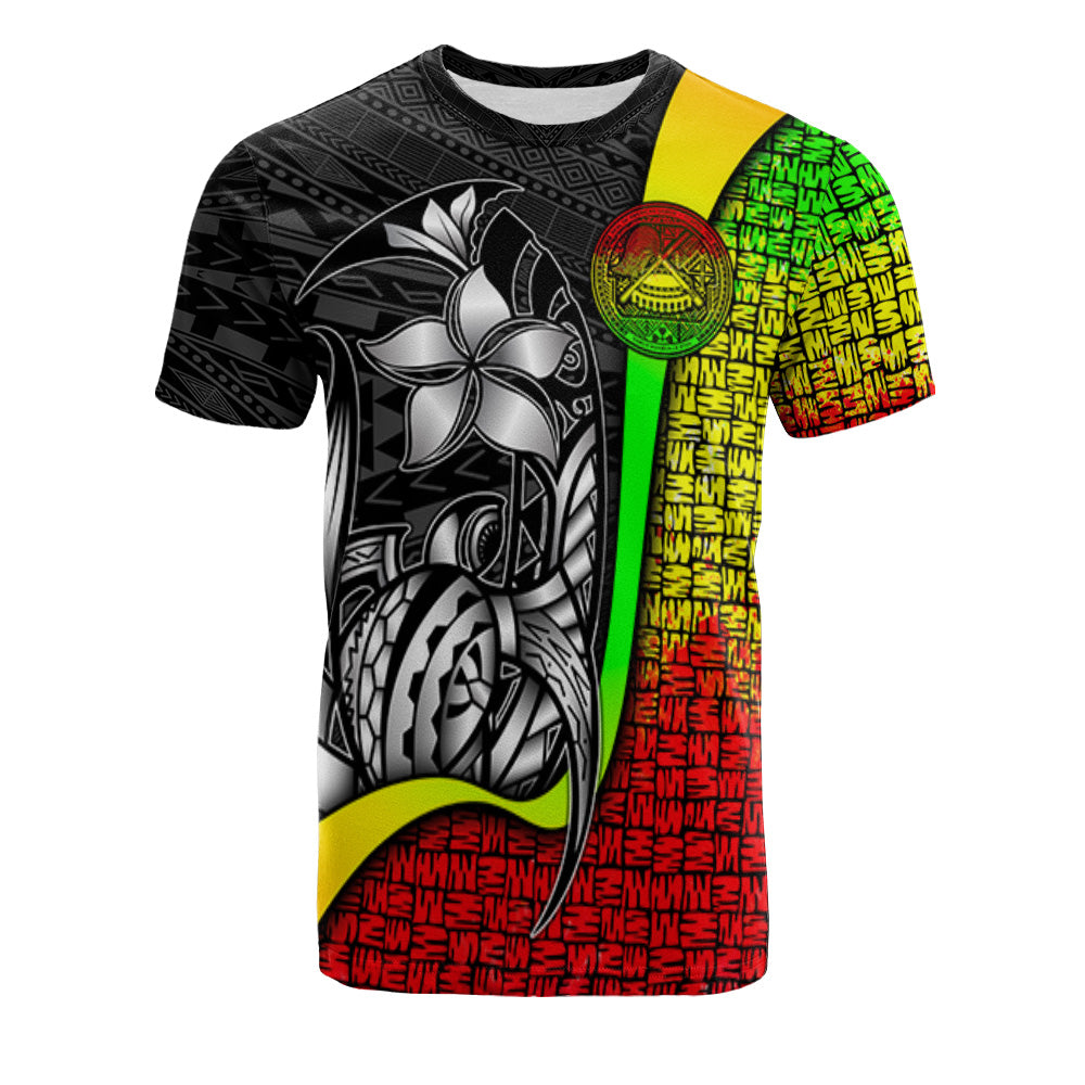 American Samoa T-Shirt Custom Personalised Turtle with Hook