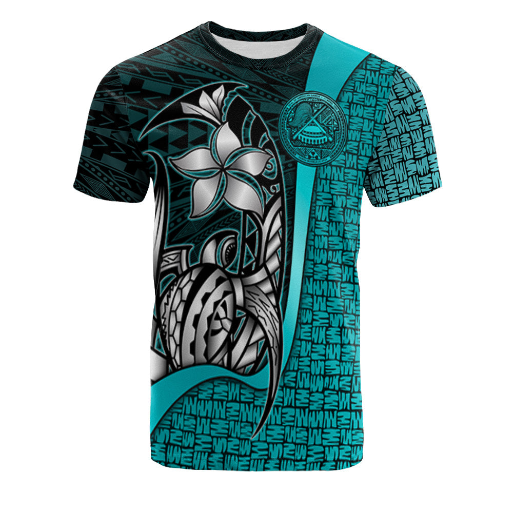 American Samoa T-Shirt Custom Personalised Turtle with Hook