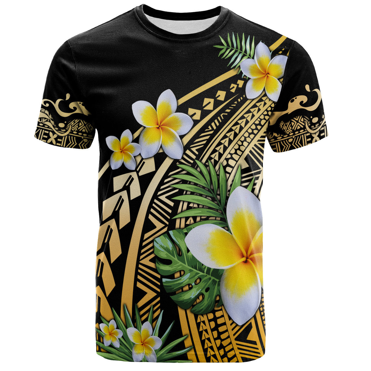 Philippines Filipinos T-Shirt Plumeria Polynesian Pattern