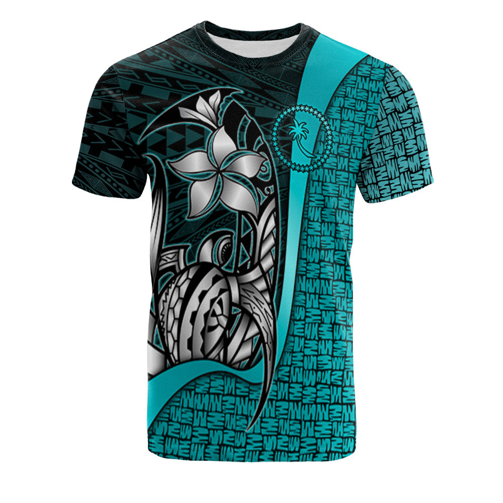 Chuuk Micronesian T-Shirt Turtle with Hook