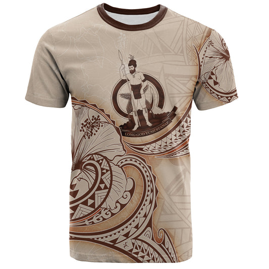 Vanuatu T-Shirt Hibiscus Flowers Vintage Style