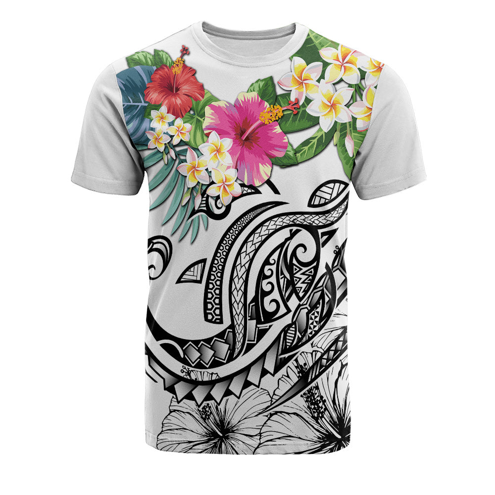 Polynesian T-Shirt Summer Plumeria
