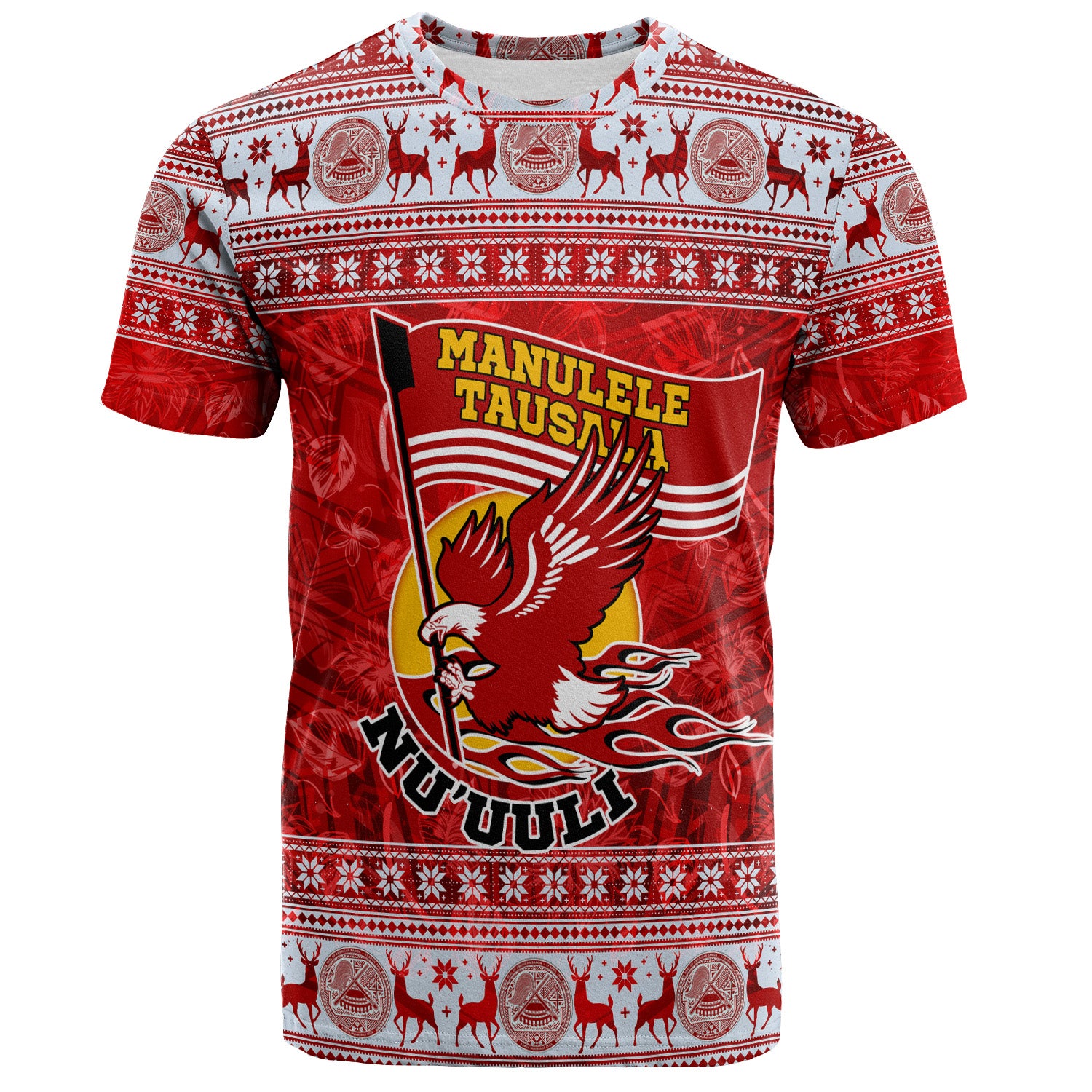 American Samoa T-Shirt Nu'uuli Christmas Style