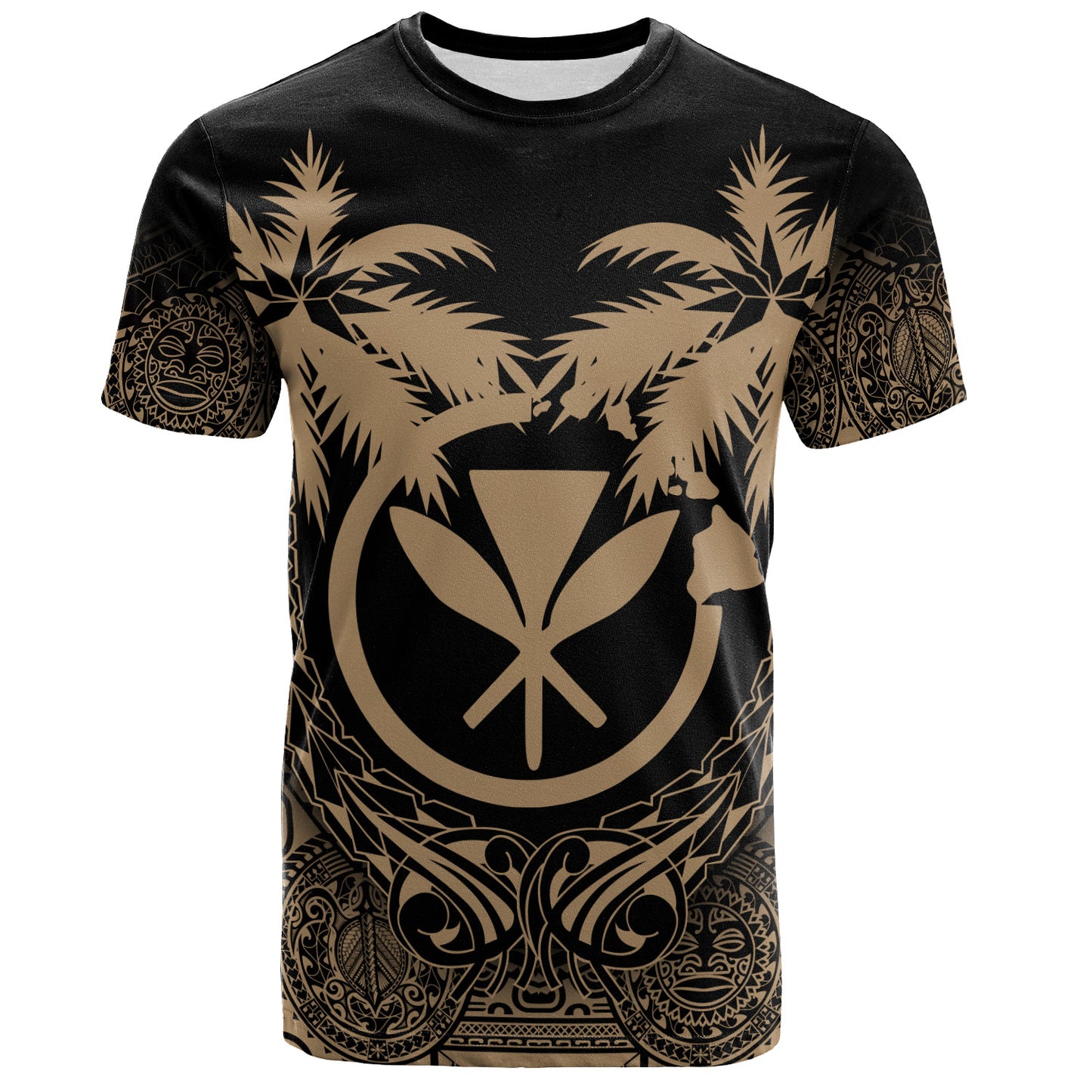 Hawaii T-Shirt Polynesian Coconut