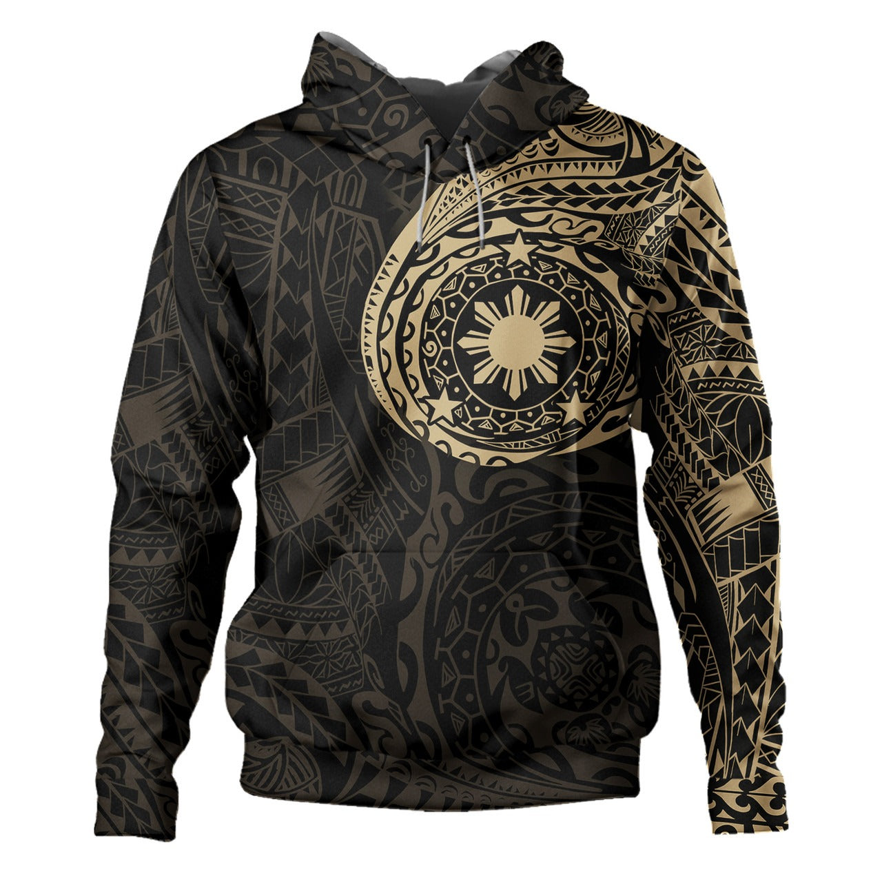 Philippines Filipinos Polynesian Tattoo Style Hoodie