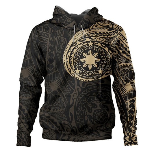 Philippines Filipinos Polynesian Tattoo Style Hoodie