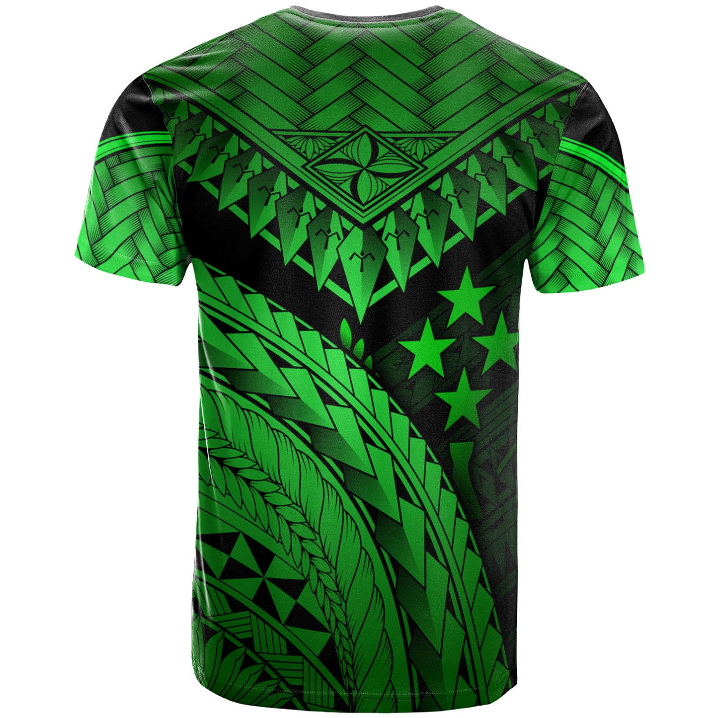 Kosrae Custom Personalised T-Shirt - Polynesian Necklace and Lauhala