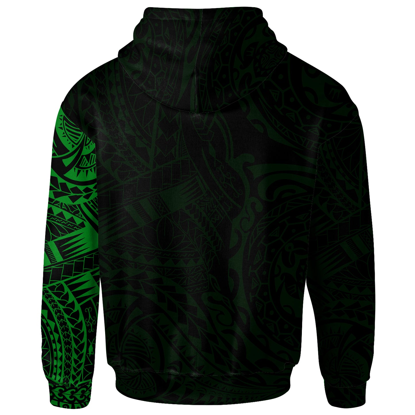 Polynesian Hoodie - Kanaka Maoli Flag Polynesian Tattoo Style Special