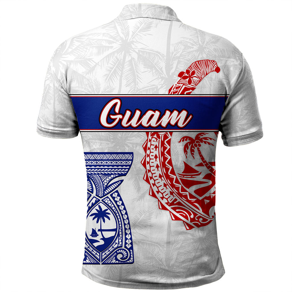 Guam Polo Shirt Micronesian Hook And Latte Stone Tribal Classic