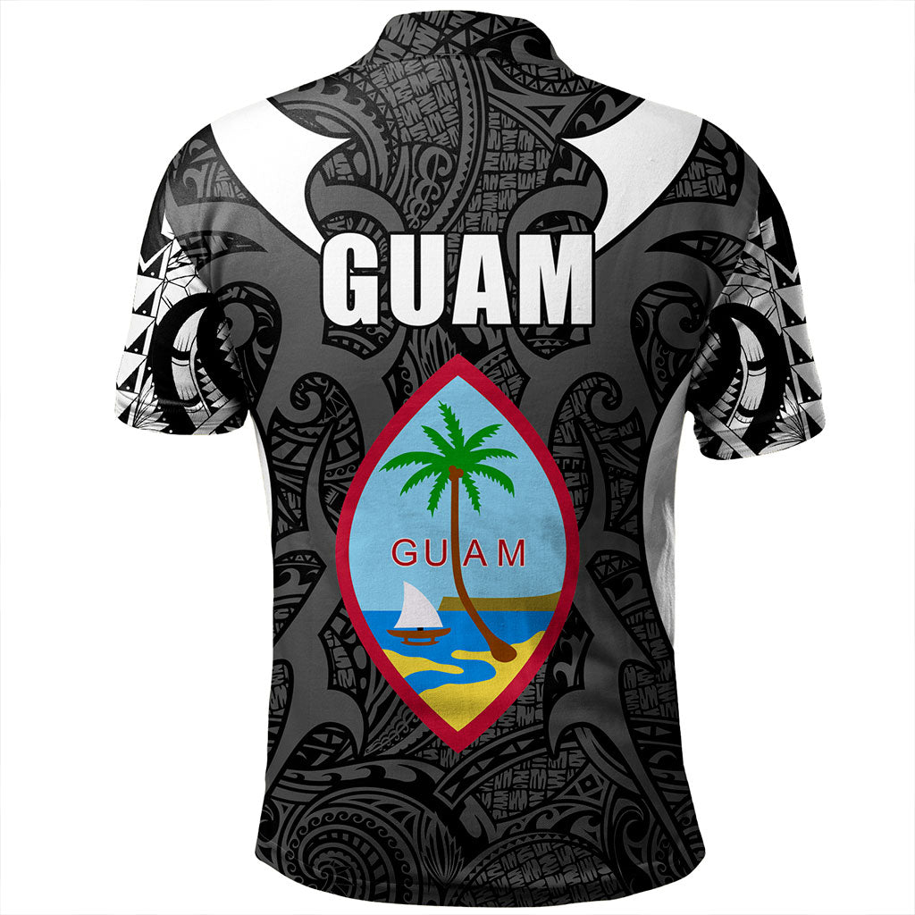 Guam Polo Shirt Coat Of Arms Tribal Tattoo Concept